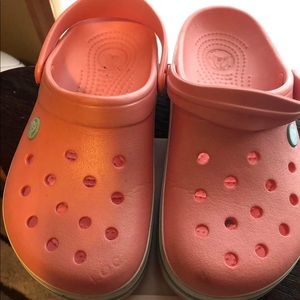 Pink Crocs